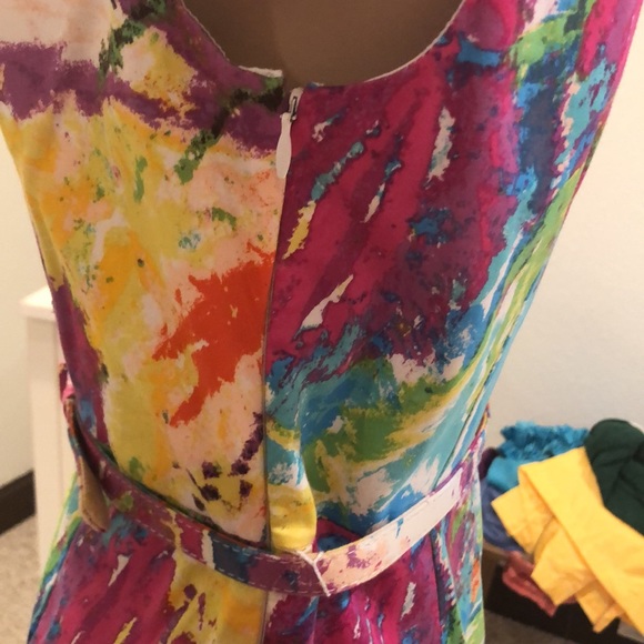 Spense Multicolored Dress Size 4 - Picture 7 of 10